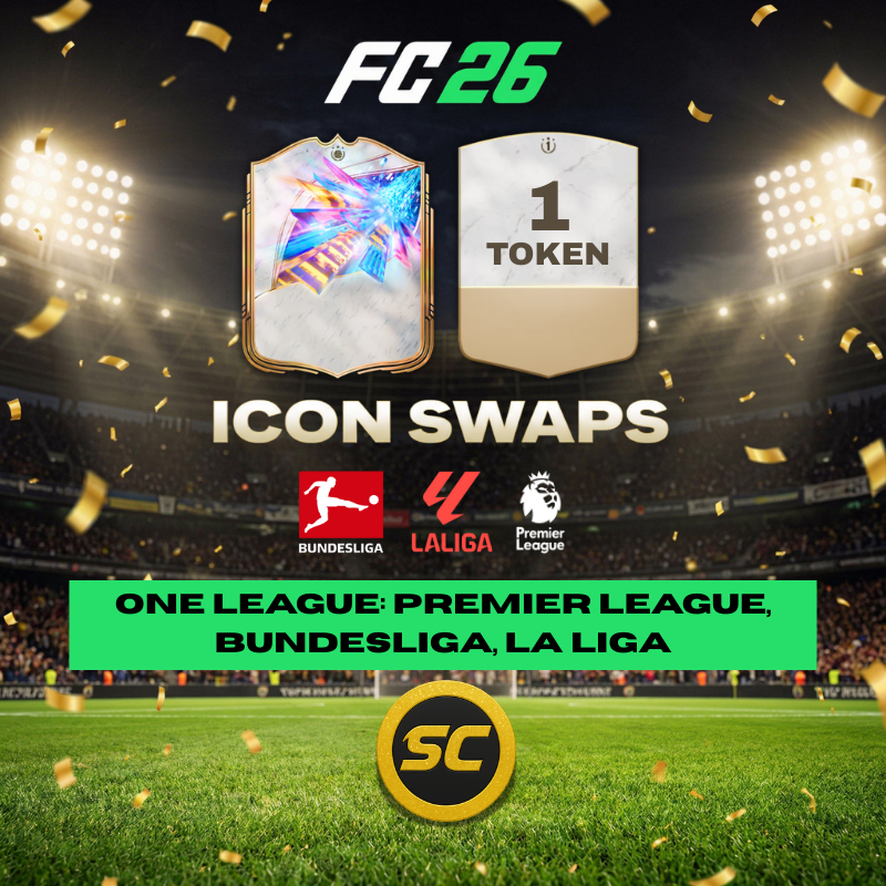 FC 26 Icon Swaps Boost - 1 Token (One League: Premier League, Bundesliga, La Liga)